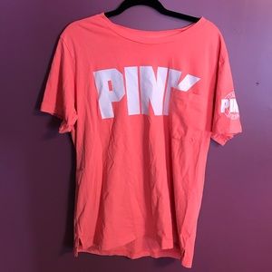 PINK neon orange T-shirt 🧡🤩
